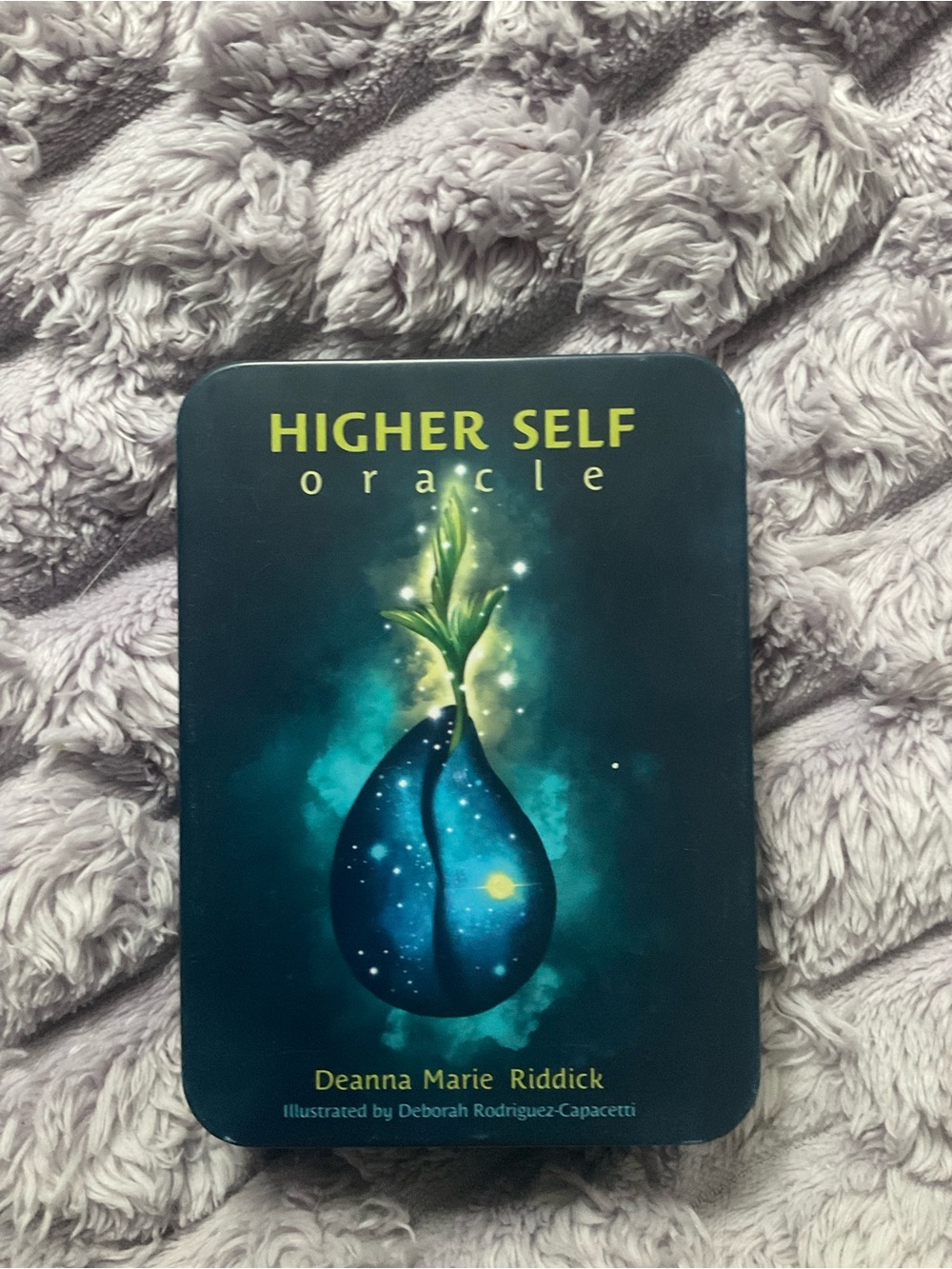 Higher Self Oracle Deck by - Teal Blue Artwork